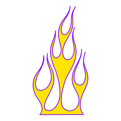 illustration of a fire