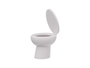 Toilet icon 3d render