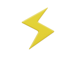 3d energy icon isolated