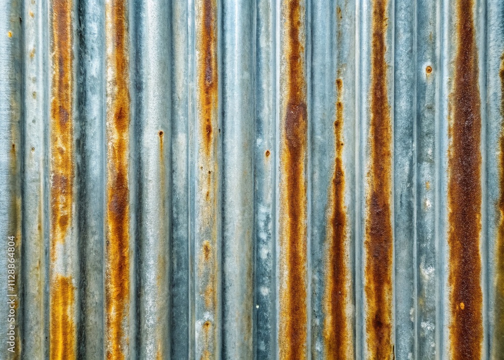 Aufkleber close-up vertical texture of zinc surface showcasing unique patterns and natural aging effects for i