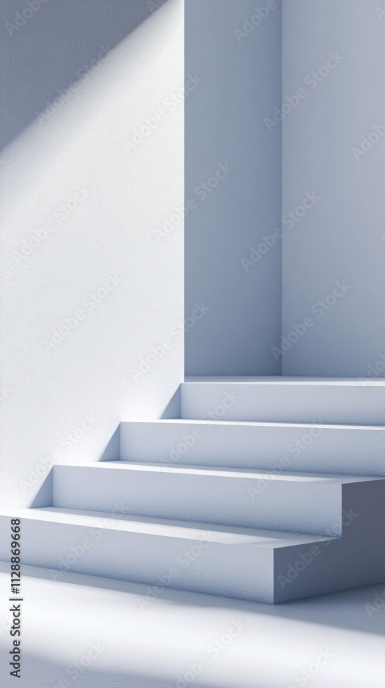 Aufkleber a clean and minimalist background for a product display, showcasing the product in a professional an