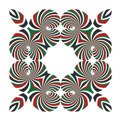 op art creative geometric pattern, modern background, vector design element