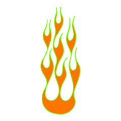 illustration of a fire
