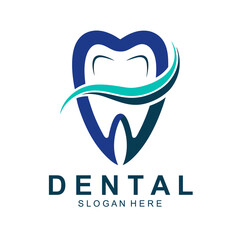 Dental Logo Design Creative Dentist Logo Creative Dental Clinic Company Vector Logo