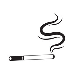 Cigarette icon vector. Smoking logo illustration. Cigarette symbol vector