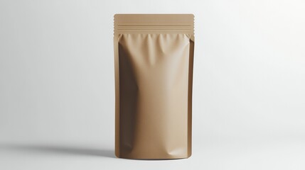Brown Kraft Stand-Up Pouch Mockup