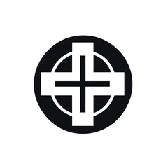 Obraz premium Celtic Cross Icon: A simple yet powerful symbol of faith, heritage, and spirituality. Perfect for religious, cultural, or design projects.