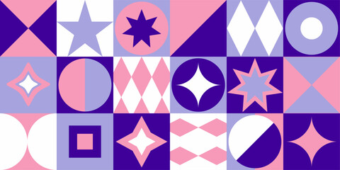 New Year's card. New Year and Christmas greeting card. The postcard is drawn in the style of abstraction
