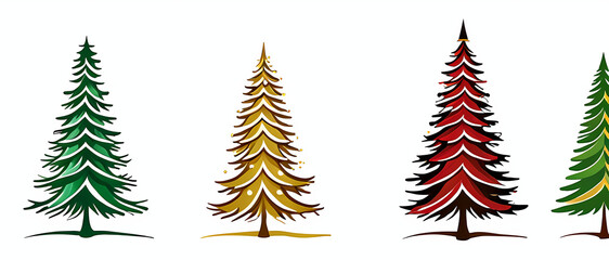 christmas trees collection