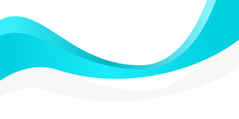 abstract business banner wave background