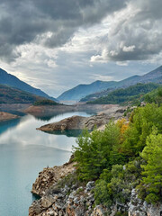 4k drone view of the canyon
