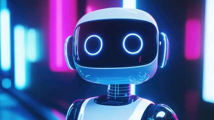 Neon City Robot: A Futuristic Encounter