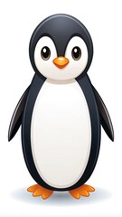 penguin on a white background