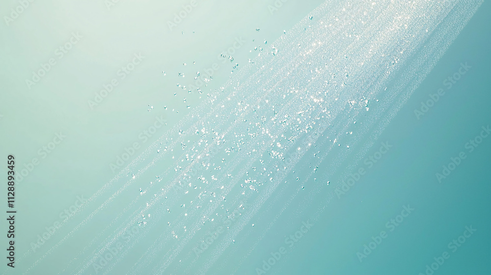 Leinwandbilder A minimal backdrop featuring a gradient that transitions smoothly from light green to white, perfect for a presentation or banner, creating a fresh and calming atmosphere.

