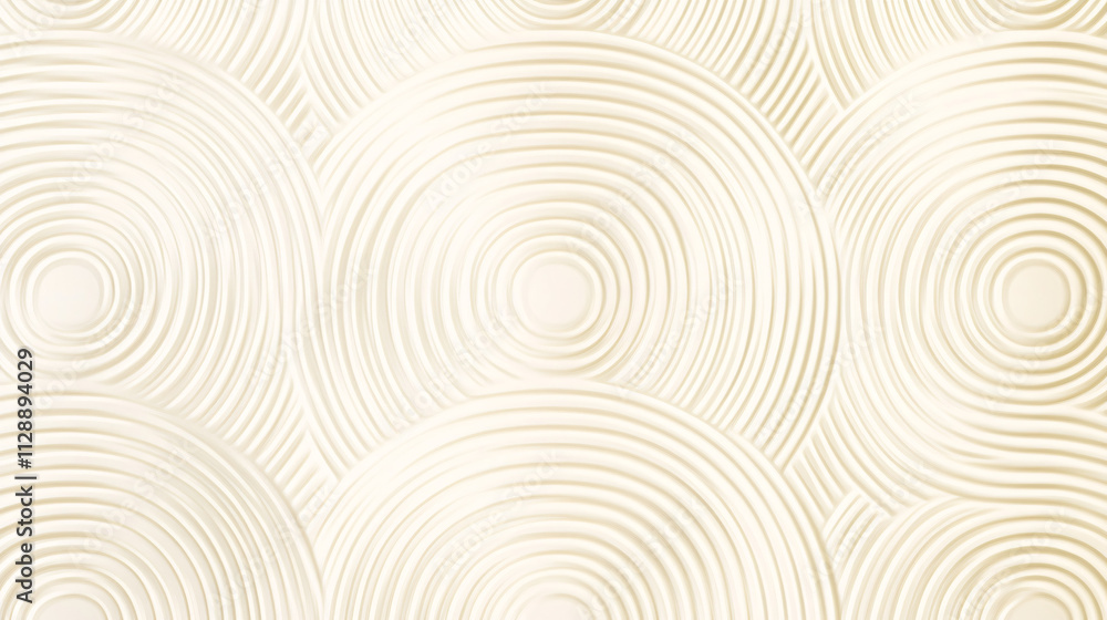 Poster A minimalist geometric ripple pattern designed for use as a background wallpaper or banner presentation, featuring precise, clean lines and subtle, modern design elements.

