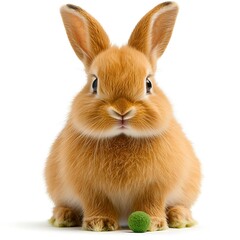 Obraz premium Cute Baby Rabbit Illustration with Soft Features