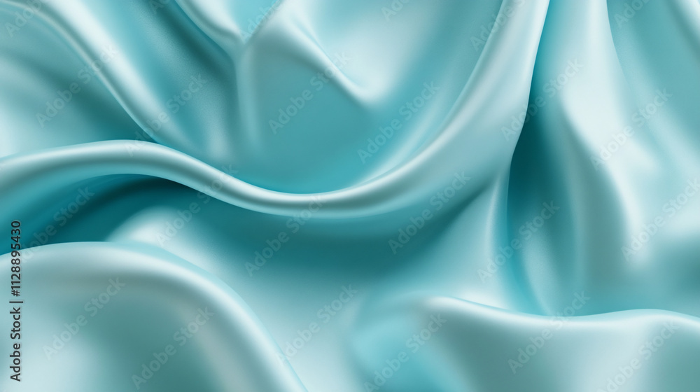 Poster a minimalistic smooth background in a blue gradient, offering a calm and professional look, ideal fo