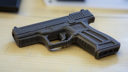 3D printed ghost gun handgun crime murder hitman three dimensional 