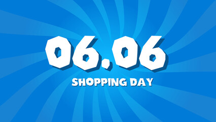 0606 banner de data de compras shopping day