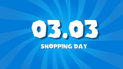 0303 banner de data de compras shopping day