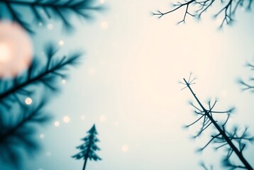 Obraz premium Winter Wonderland Treescape