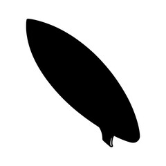 Surfboard silhouette icon vector illustration design on white background.