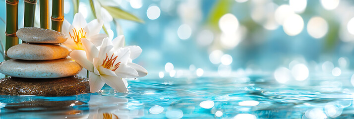 Spa, panorama wallpaper, a comfortable environment and a place of relaxation