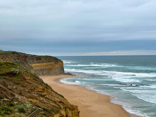 Twelve Apostles Rock Formation Along the Scenic Great Ocean Road, near of Melbourne in Australia