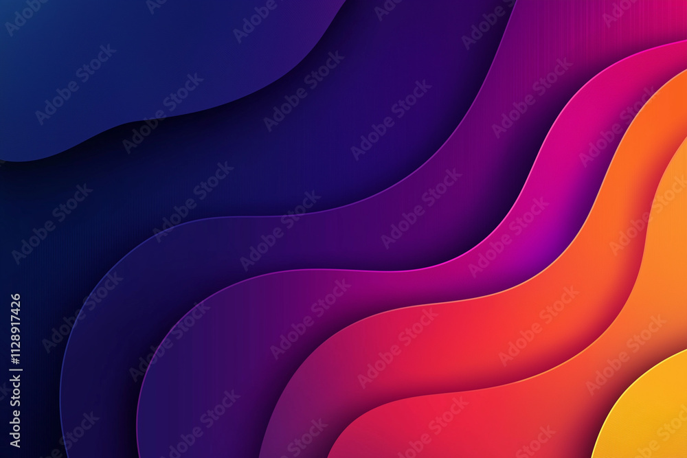 Poster abstract background with colorful gradient