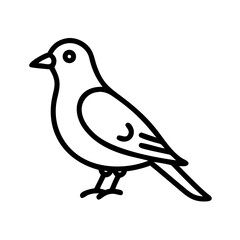 Fototapeta premium Cuckoo bird generative AI vector & line art designs for digital graphics & creative projects.