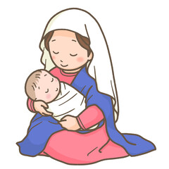 聖母マリアとイエス様