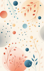 Vintage floral texture art background
