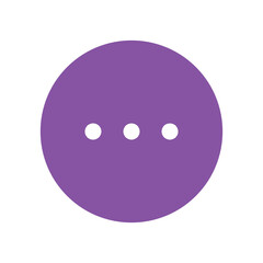 Pixelated Purple Circle on a Gray-Green Background