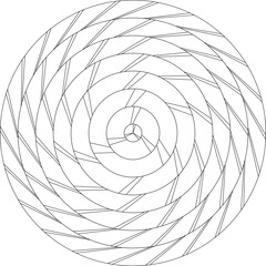 Abstract Geometric Pattern in Vibrant Colors