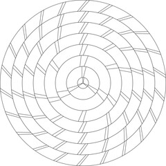 Abstract Geometric Pattern in Vibrant Colors