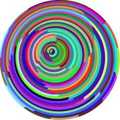 abstract background with circles, abstract colorful circle