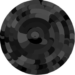 black and white vinyl record