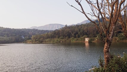 Hirekolale lake, Chikmagalur, Karnataka, India	
