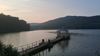 Hirekolale lake, Chikmagalur, Karnataka, India	

