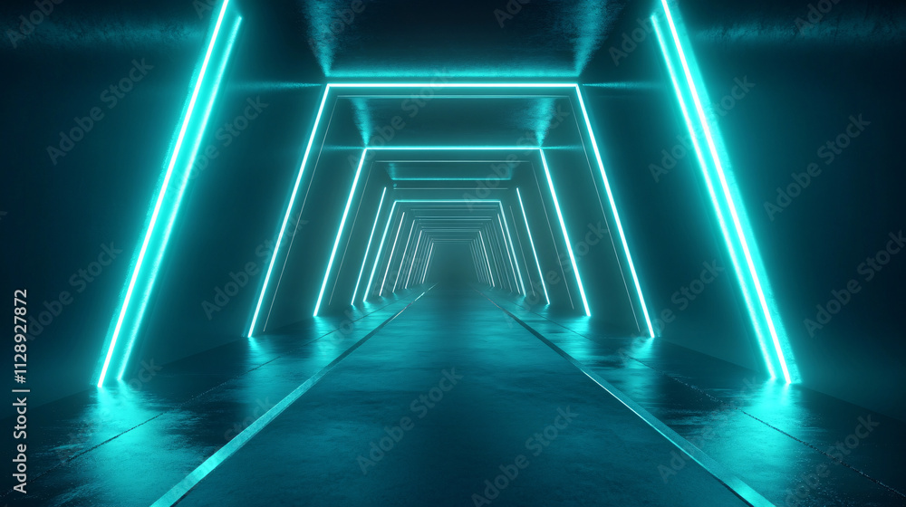 Poster An abstract background with simple vector lines in dark blue, creating a clean, modern, and sleek design.

