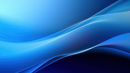Obraz premium Abstract Blue Waves Flowing Design Background