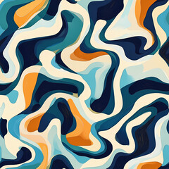 Abstract art background with seamless pattern