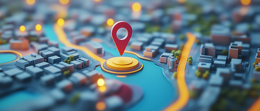 City Location Pinpoint.