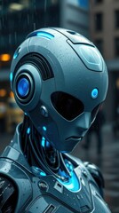 Futuristic Humanoid Robot 