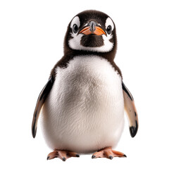 Obraz premium penguin standing isolated on a transparent background 
