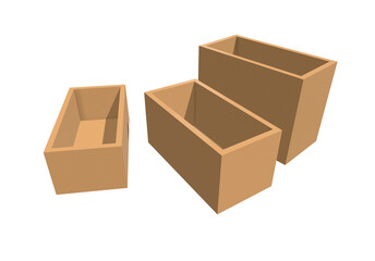 3d wooden boxes transparent png