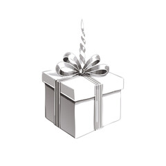 Christmas Gift Present Sketch Celebration Decoration Winter Event Festival of X-Mas
