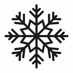 snowflake icon vector design on white background