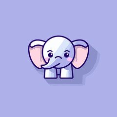 Elephant cartoon illustration