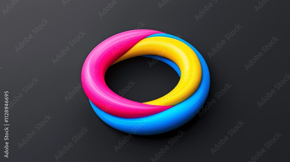 Poster a dynamic, whirling pattern showcasing warm tones in a circular layout.